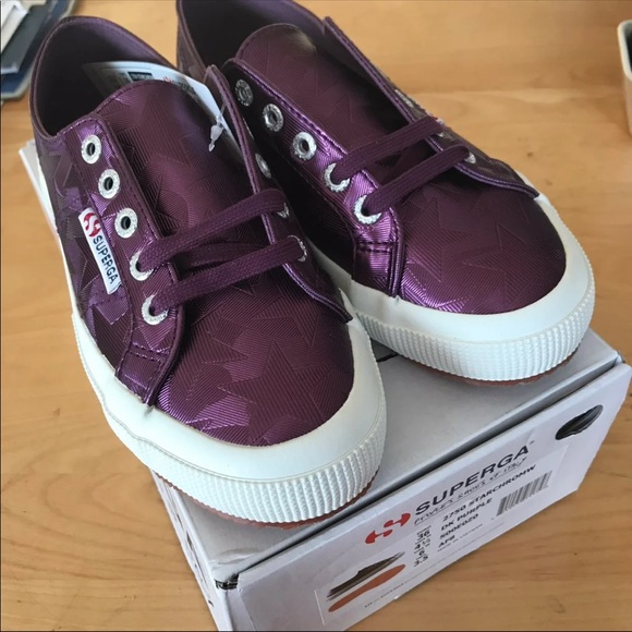 dark purple sneakers